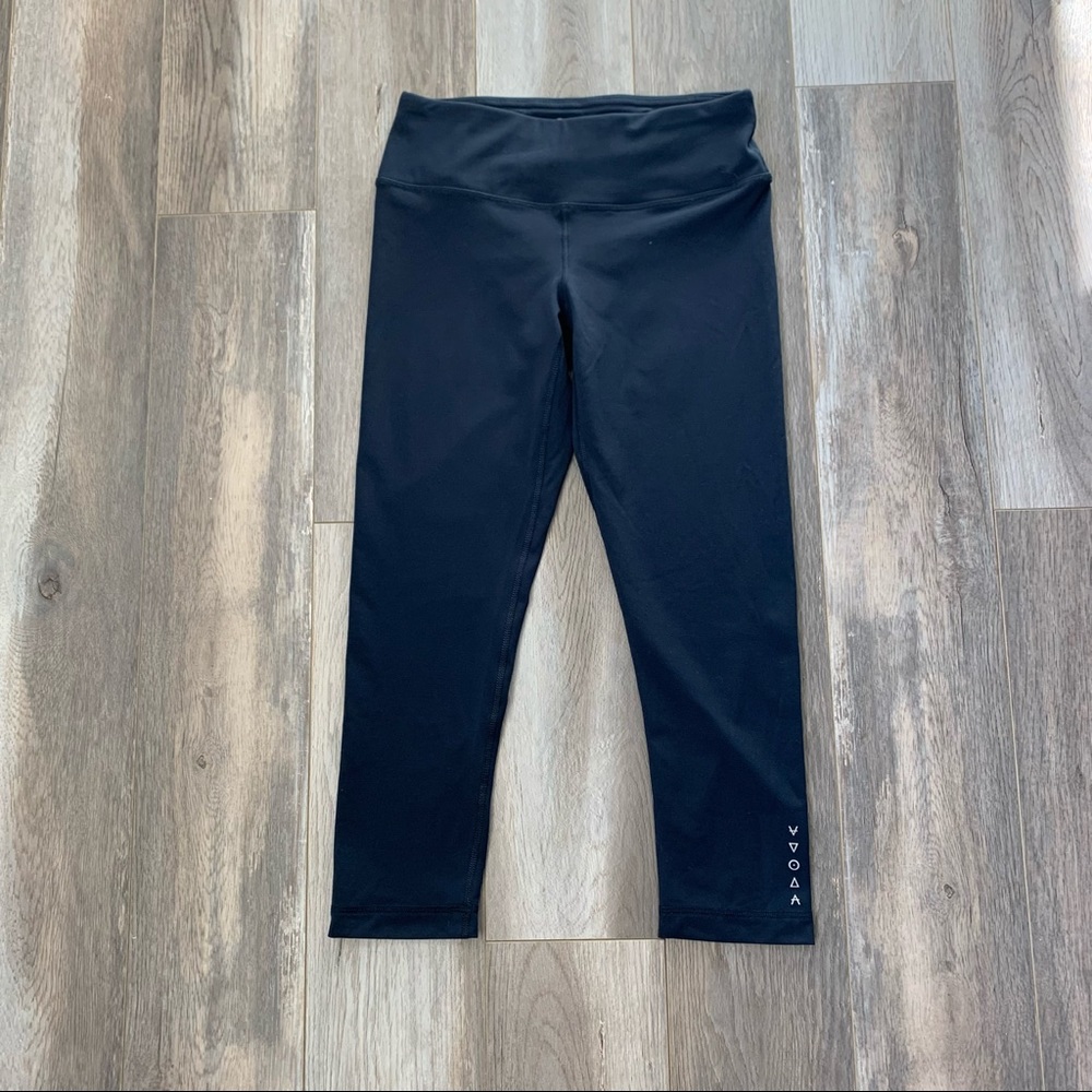 FORMATIVE ELEMENT Jaime high rise cropped leggings size small in Navy